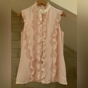 Ted Baker Pink Ruffle Blouse